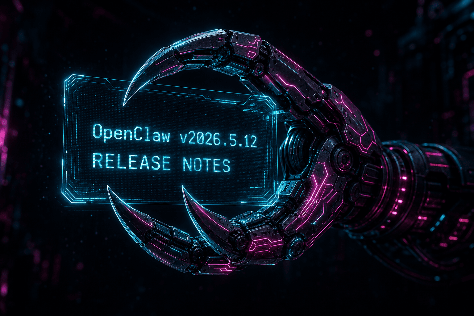 Hero image for OpenClaw v2026.5.12 release article