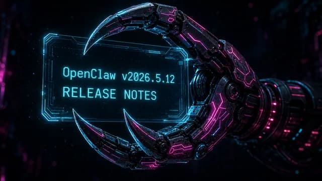 Hero image for OpenClaw v2026.5.12 release article