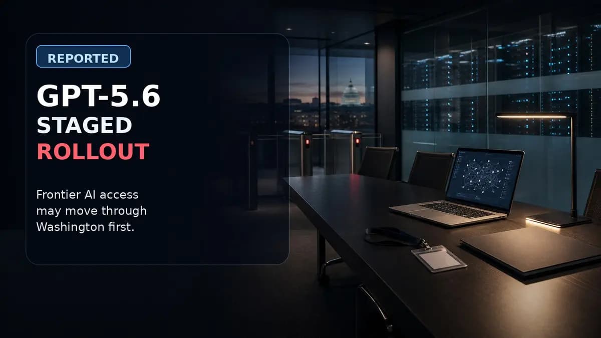 Reported GPT-5.6 staged rollout hero