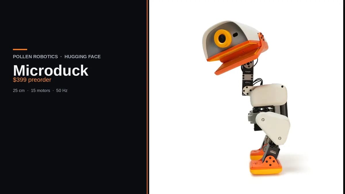 Cream Microduck biped, $399 preorder