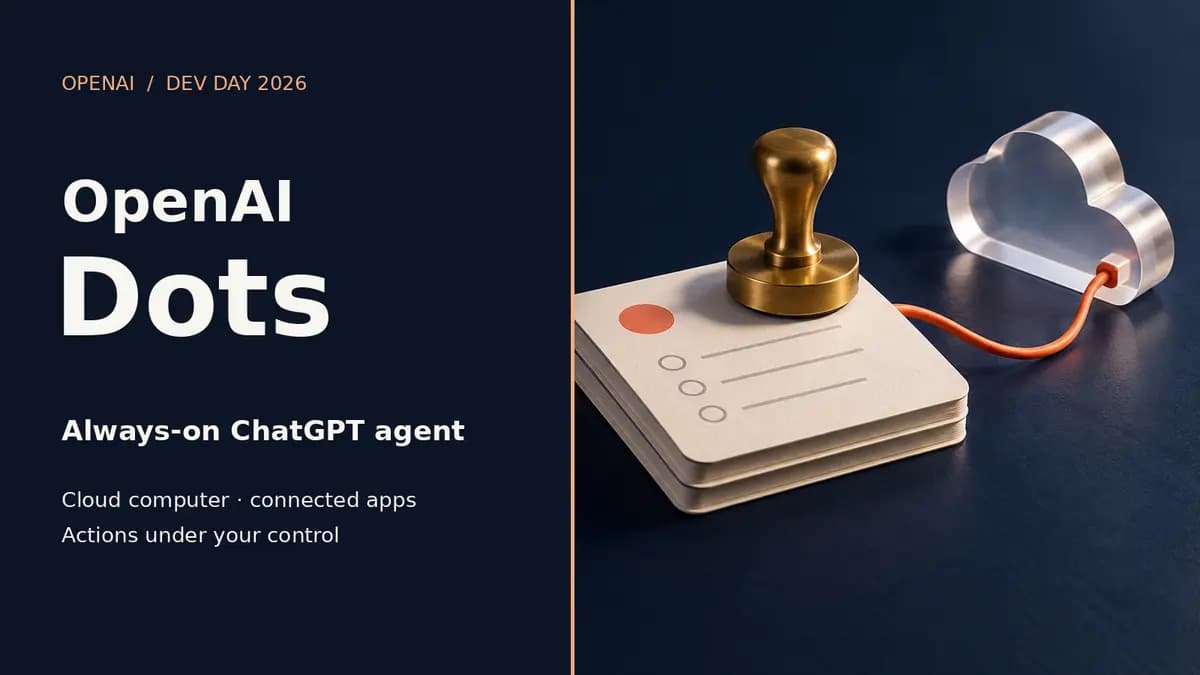 OpenAI Dots editorial illustration