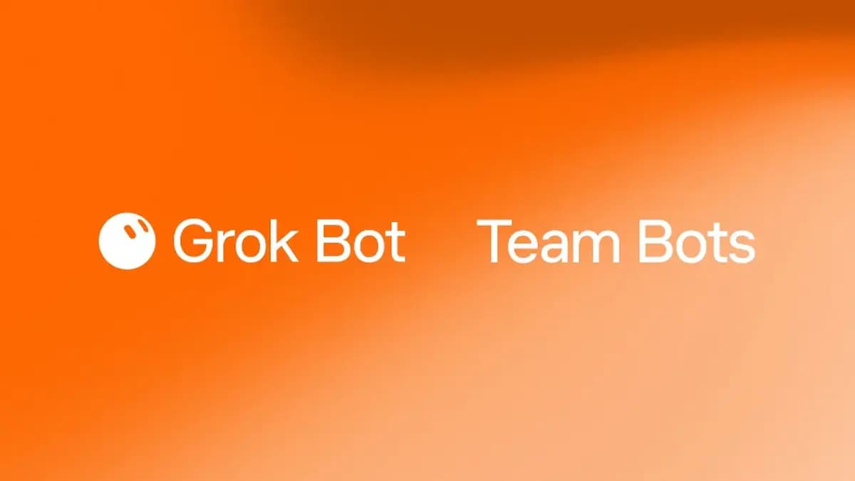 SpaceXAI Grok Bot Team Bots launch graphic